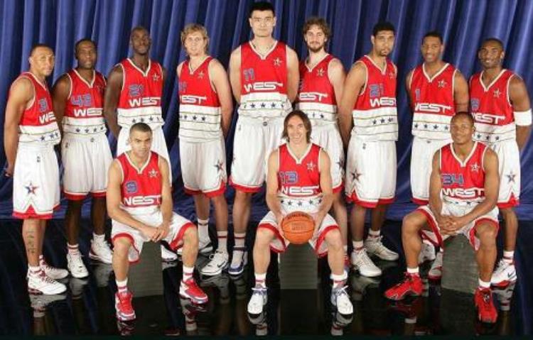 历届NBA全明星合影「最全NBA历届全明星合影心血整理致敬青春回忆满满」