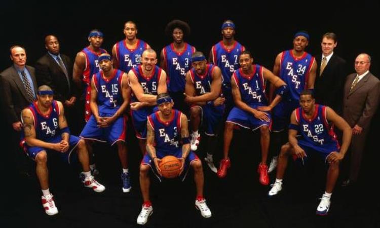 历届NBA全明星合影「最全NBA历届全明星合影心血整理致敬青春回忆满满」