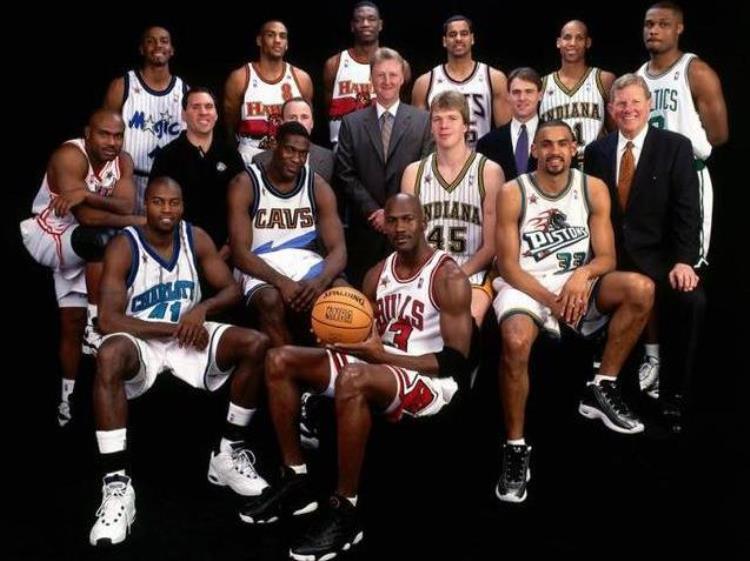 历届NBA全明星合影「最全NBA历届全明星合影心血整理致敬青春回忆满满」