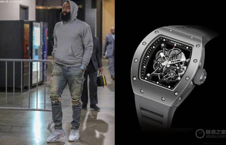 看NBA球星大胡子哈登戴什么腕表