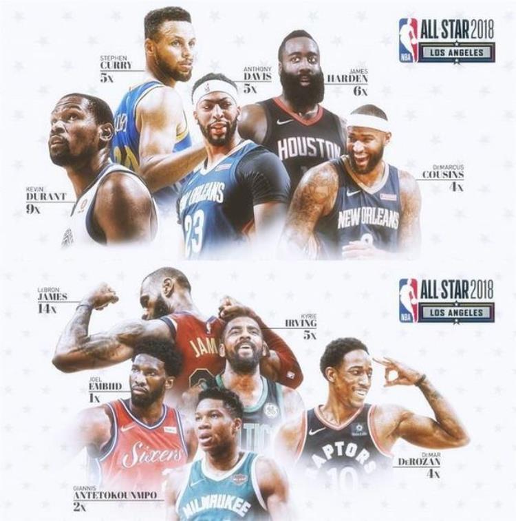 NBA全明星全家福「你的回忆在这里NBA全明星全家福回顾20082018」