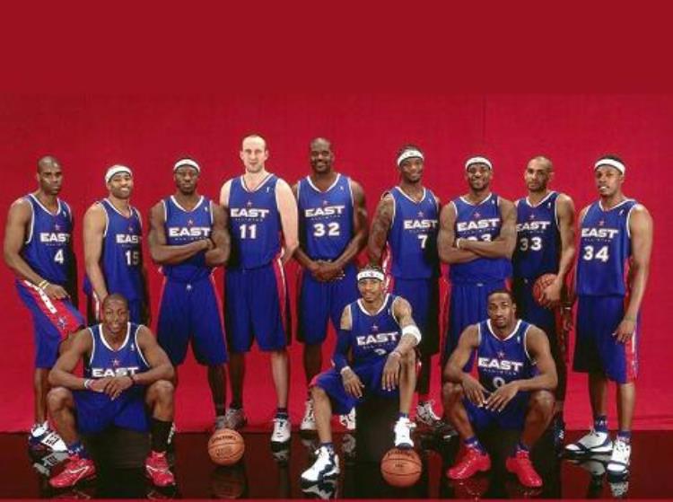 历届NBA全明星合影「最全NBA历届全明星合影心血整理致敬青春回忆满满」