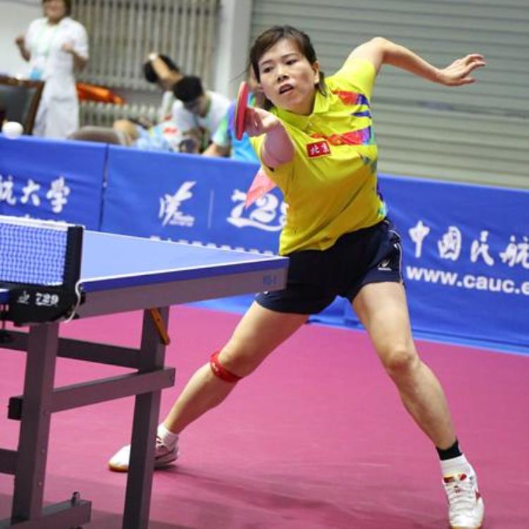 北京选手高树萍获得全运会群众乒乓球女子单打5059岁组冠军