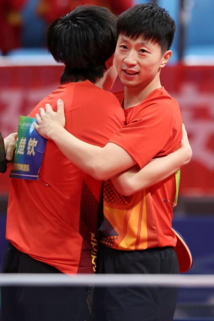 马龙和王楚钦男双决赛「全运会乒乓球男子双打马龙/王楚钦夺冠」