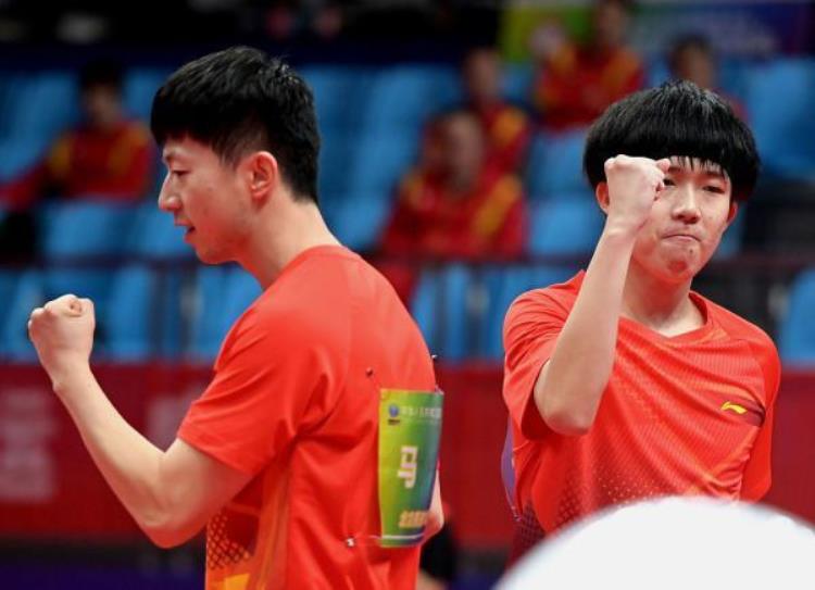 马龙和王楚钦男双决赛「全运会乒乓球男子双打马龙/王楚钦夺冠」