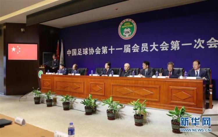 中国足协第十一届会员大会举行陈戌源当选中国足协主席