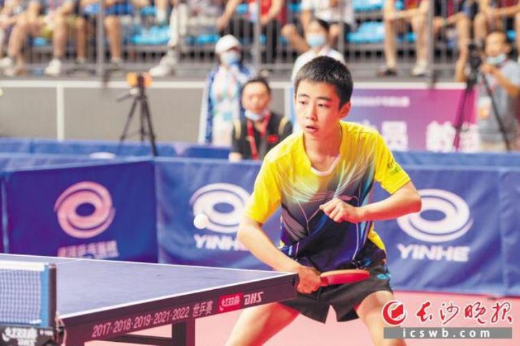 长沙乒乓球队小将张治国斩获男子U13组单打冠军未来想拿全国冠军