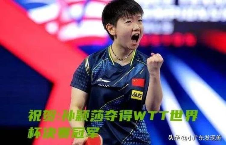 最新战报祝贺孙颖莎王楚钦夺得WTT世界杯决赛冠军
