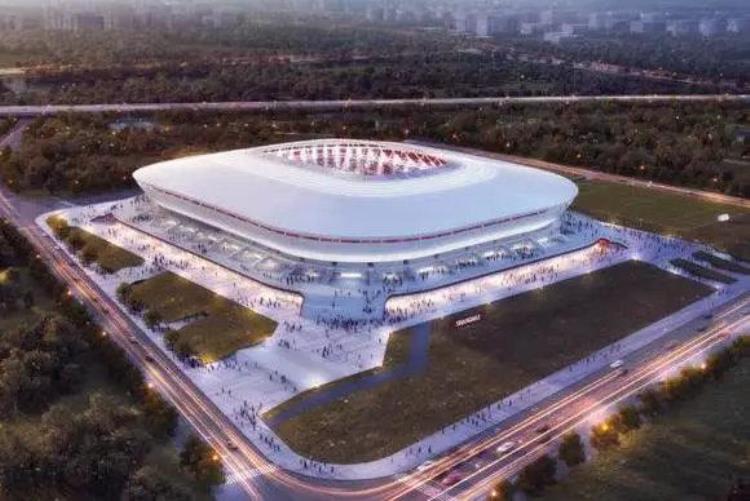 中国专业足球场最新进展「中国足球好消息又一座专业足球场浮出水面可容纳45万人」