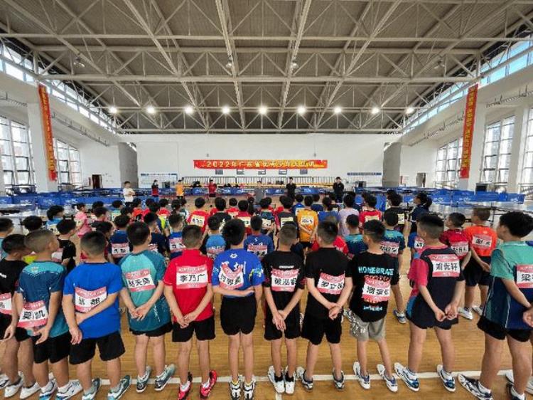 中国少年乒乓球队员「全省优秀少年乒乓球运动员大集训重启未来之星集结三水」