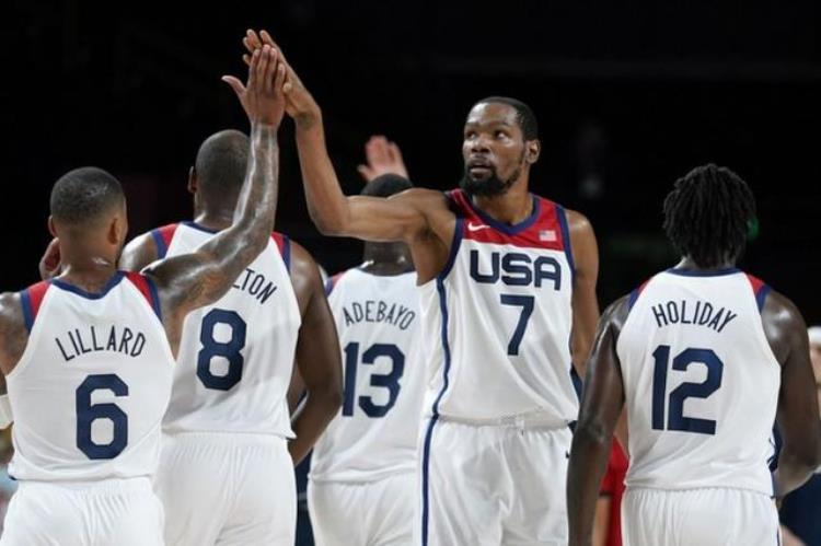 美国男篮夺奥运金牌成功复仇法国队杜兰特在国家队依然无解