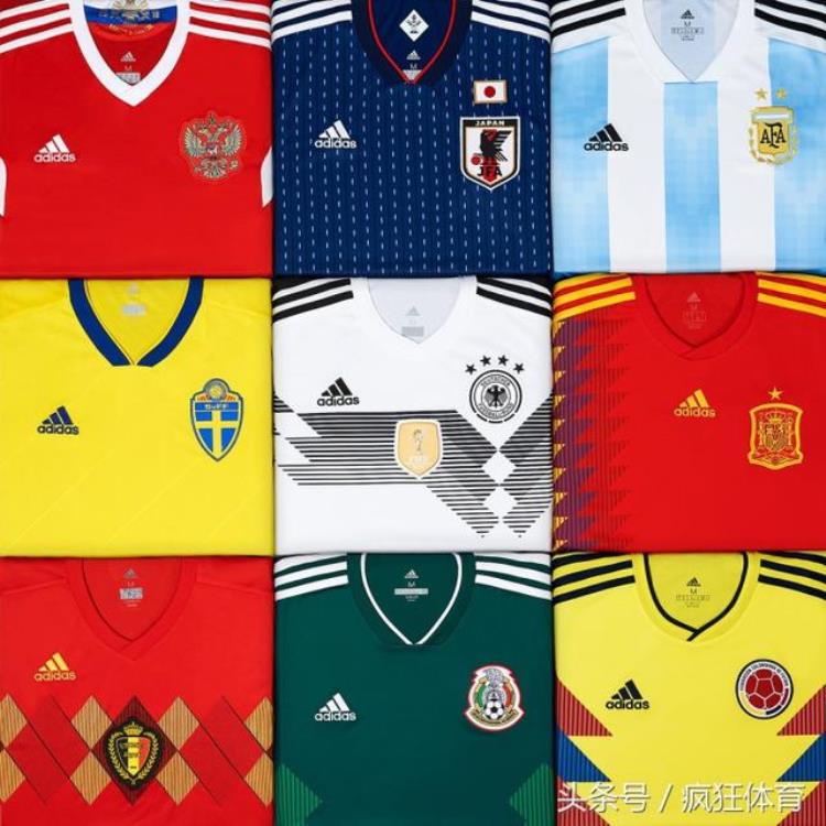 第一时间2018世界杯15件国家队战袍公布德西阿复刻经典