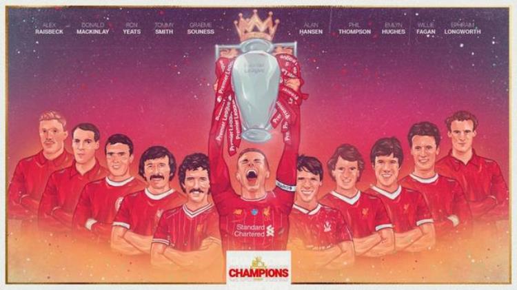 传奇延续利物浦官方发布海报曾捧起顶级联赛冠军的队长们