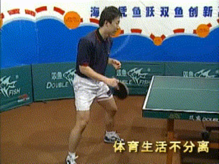 乒乓球直板正手基本功训练「看图学打乒乓球直板基本技术正手攻示范学习」
