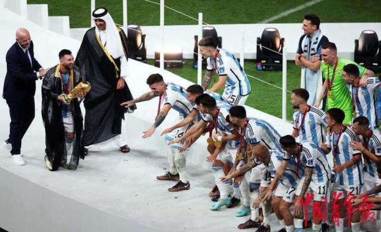 多图回顾世界杯决赛梅西率阿根廷队夺冠