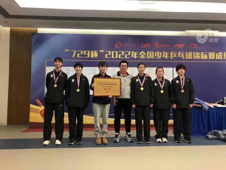 鲁能乒乓球俱乐部青训再创佳绩勇夺全国少年乒乓球锦标赛女团冠军