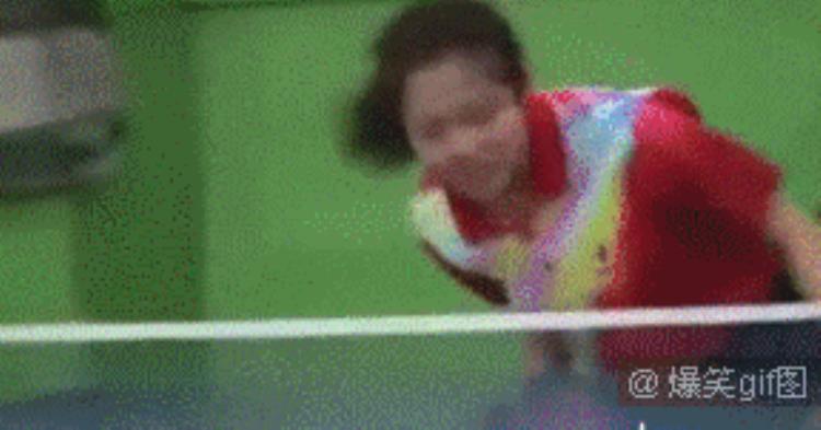 国乒搞笑动图,中国乒乓球高能瞬间