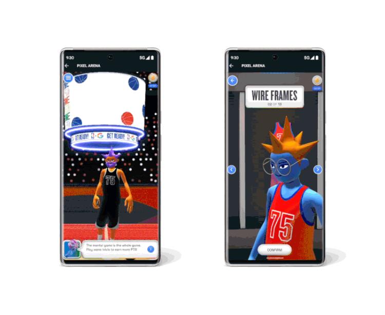 谷歌为NBA官方App内置了一个虚拟的PixelArena篮球馆